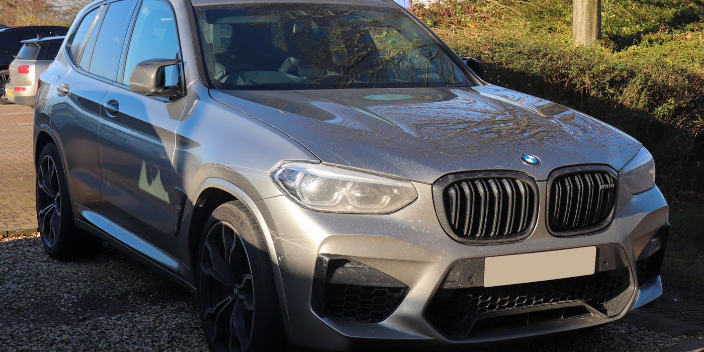 BMW X3 M Competition G01 front view, the performance flagship of the X3 lineup