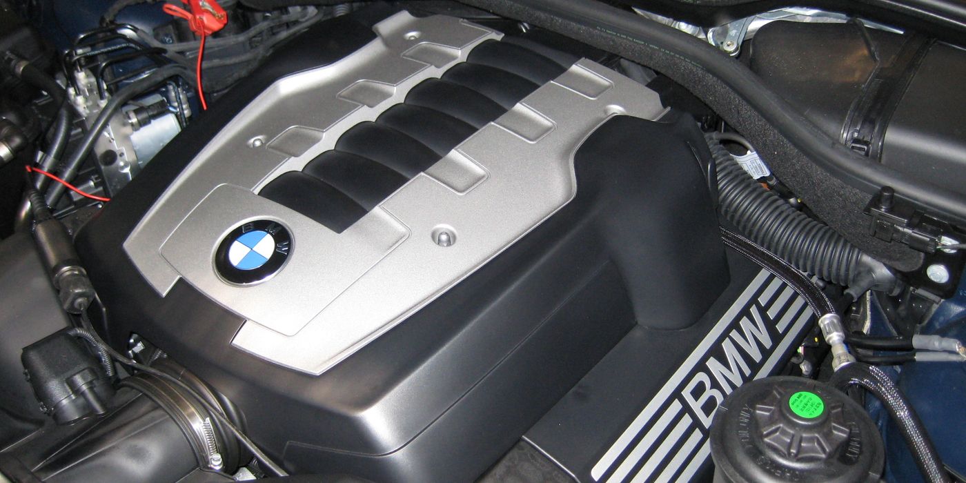 BMW V8 engine on display illustrating why bigger BMW engines cost more to service