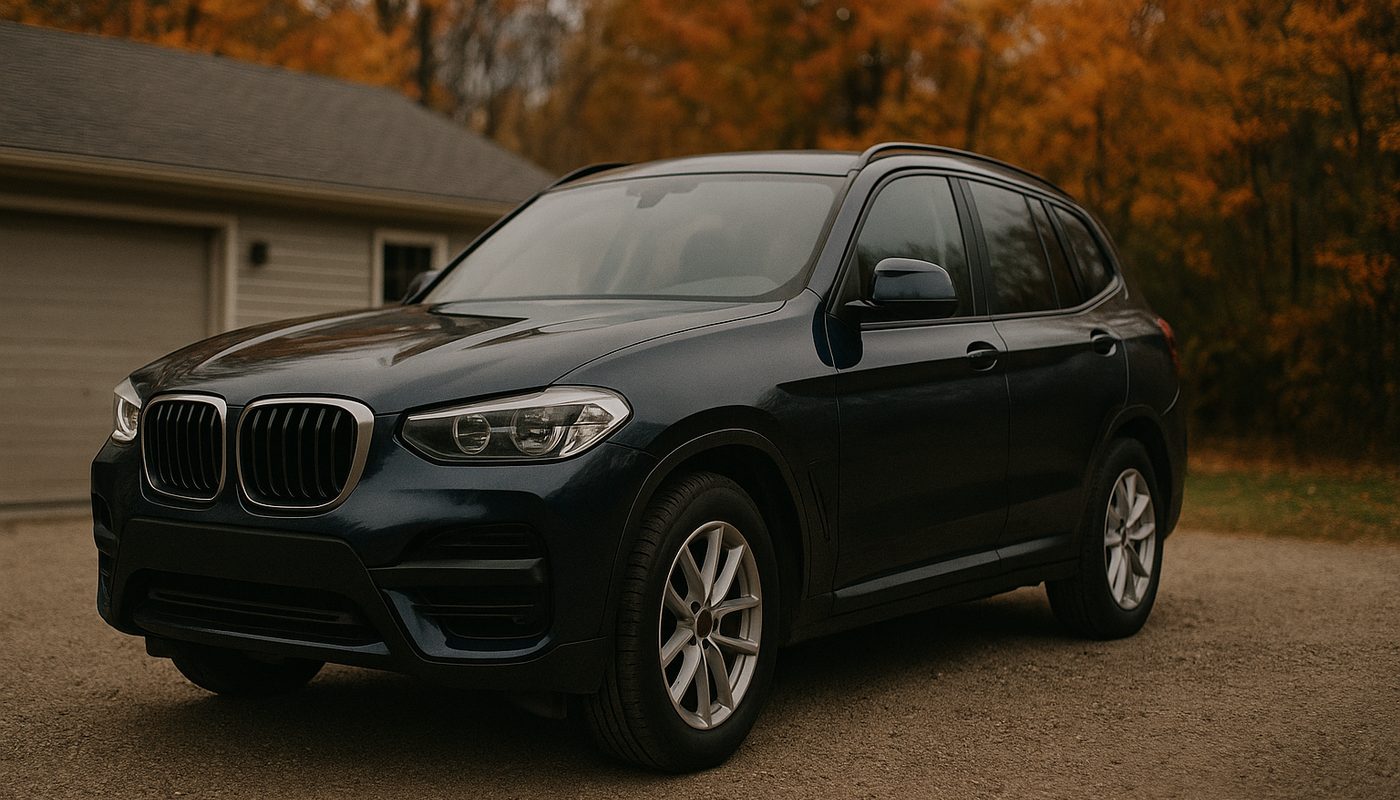 BMW X3 SUV, the platform covered by this front and rear brake pad replacement guide