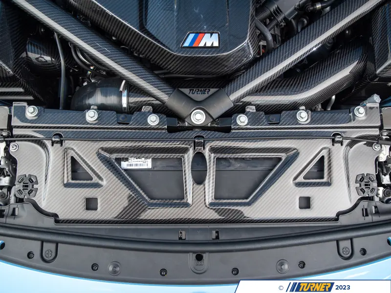 Turner Motorsport Carbon Radiator Cover - Engine Bay Trim for G8X 4