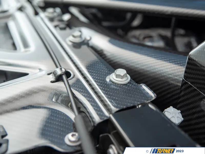 Turner Motorsport Carbon Radiator Cover - Engine Bay Trim for G8X 5