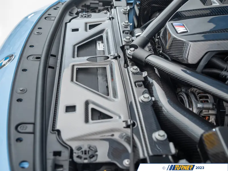 Turner Motorsport Carbon Radiator Cover - Engine Bay Trim for G8X 7